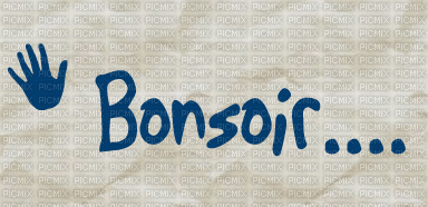 bonsoir - Darmowy animowany GIF