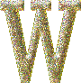 Gif lettre-W- - Безплатен анимиран GIF
