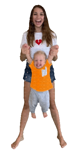 Yeah, bounce the baby - Zdarma animovaný GIF
