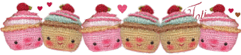 cupcake border - Darmowy animowany GIF
