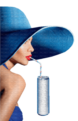 Kaz_Creations Woman Femme With Hat - zadarmo png