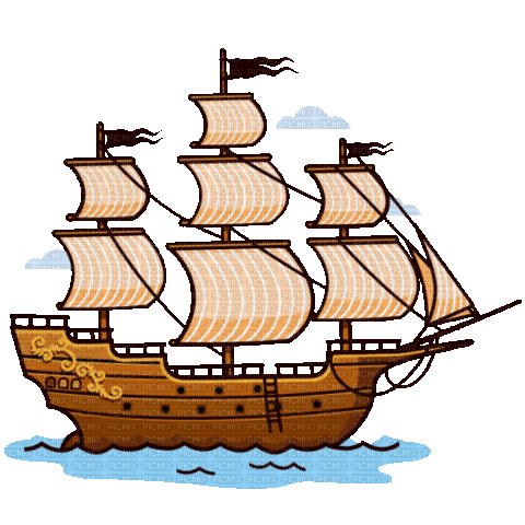 Skull Pirate - Bezmaksas animēts GIF