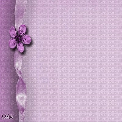 Bg-purple with bow and flower - Free PNG