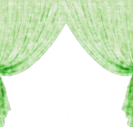 animated green curtain - GIF animé gratuit