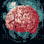 pulsating brain tile - Бесплатный анимированный гифка
