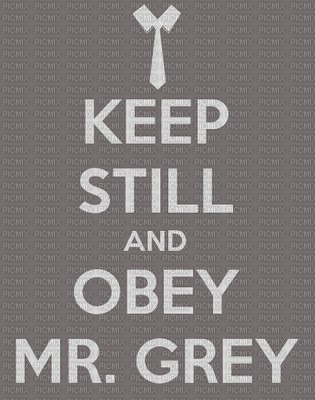 Obey Mr Grey - PNG gratuit