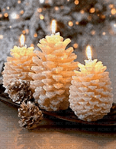 GLITTER CANDLES - Free animated GIF