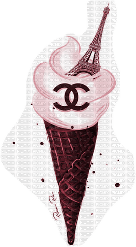 Paris Chanel Ice Cream - Bogusia - nemokama png