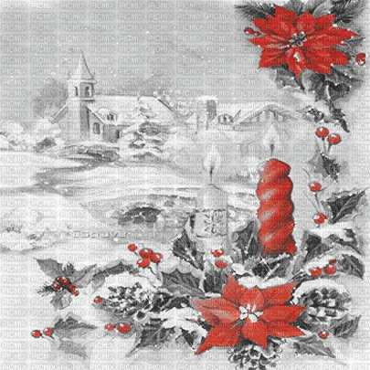 soave animated background christmas winter vintage - 免费动画 GIF