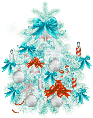 Garda Lake winter christmas tree - png gratuito