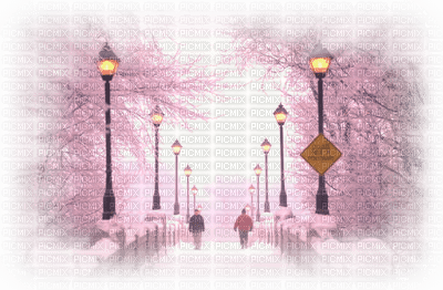 pink winter - zdarma png