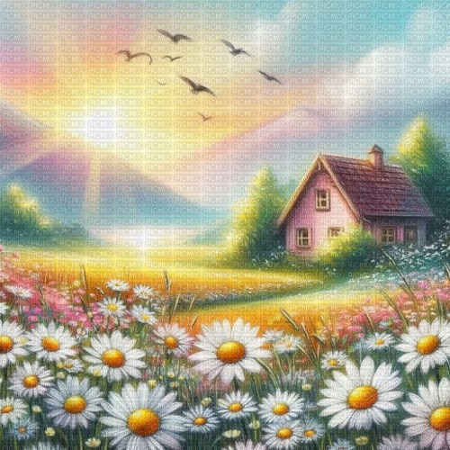 Background - Daisy - kostenlos png