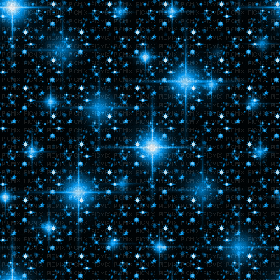 Blue Stars Glitter - Animovaný GIF zadarmo
