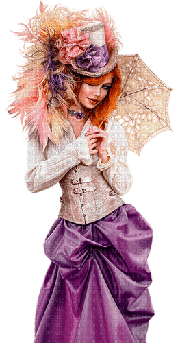 steampunk woman by nataliplus - darmowe png