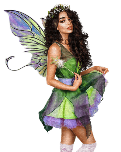 kikkapink spring woman fairy fantasy - бесплатно png