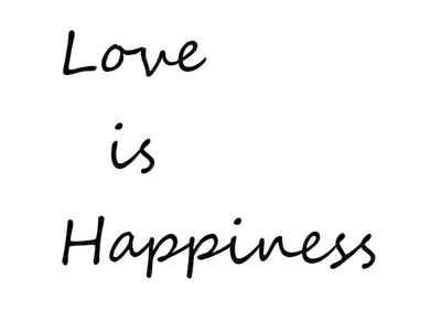 love is happiness Quotes text letter postcard friends family love greetings tube black - nemokama png