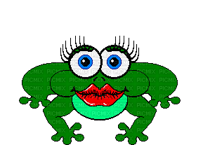 żaba - Darmowy animowany GIF