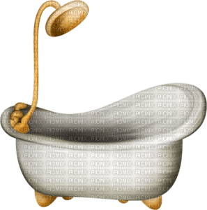 Kaz_Creations Bathtub Bath - zdarma png