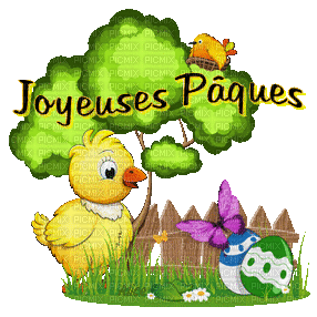 Joyeuses Pâques 5 - Бесплатни анимирани ГИФ