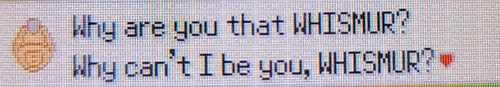 Pokemon Emerald Text Box Poem about Whismur - gratis png