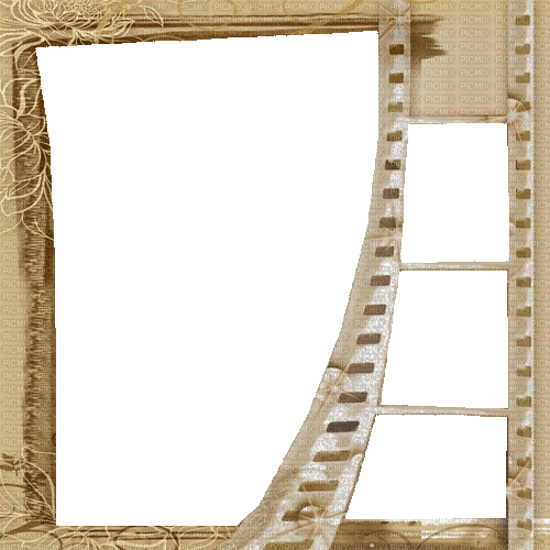 rahmen frame animated sepia milla1959 - GIF เคลื่อนไหวฟรี