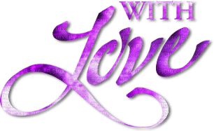 soave text valentine with love purple - безплатен png