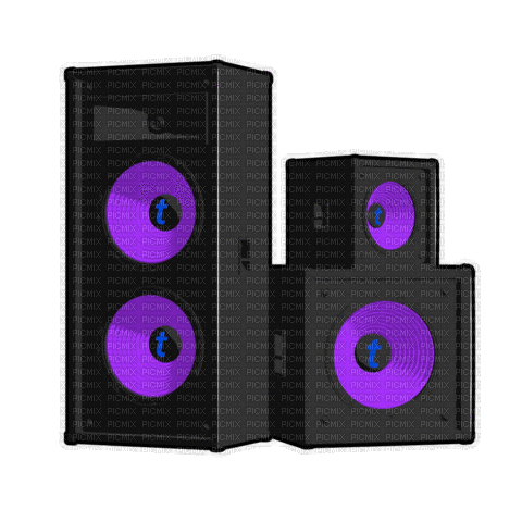 speakers - GIF animado grátis