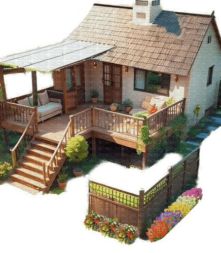 Gartenhaus - gratis png