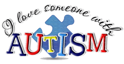 Kaz_Creations Logo Text I Love Someone With Autism - 無料png