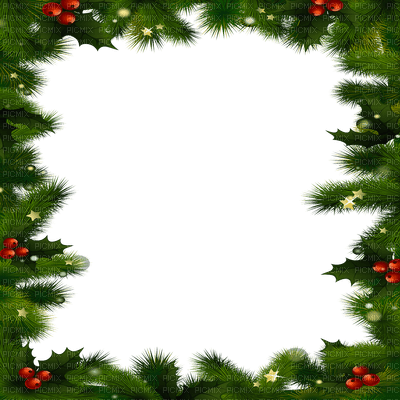 christmas frame by nataliplus - 免费PNG