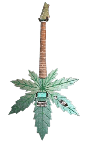 weed guitar - δωρεάν png