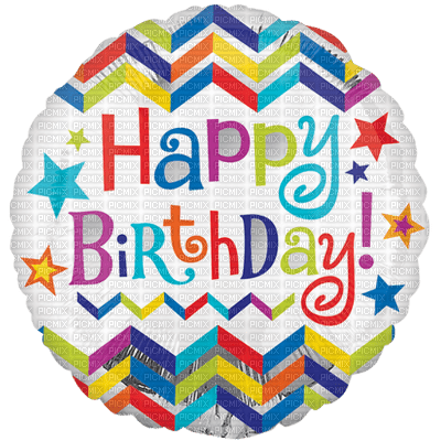 text balloon ballon happy birthday anniversaire geburtstag  tube - png gratuito