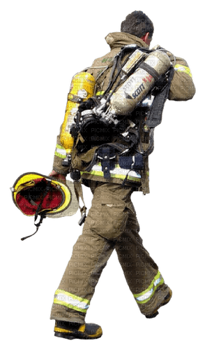 Kaz_Creations Firefighter-Fireman - png gratis