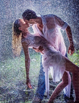 couple in rain bp - gratis png