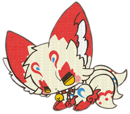 Kitsune (Render by me) - ilmainen png
