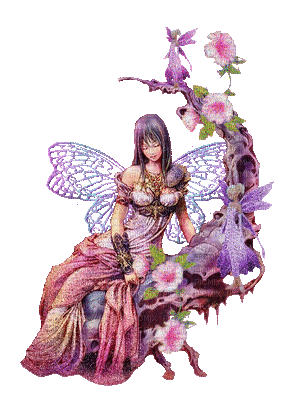 violet fairy fantasy gif laurachan - Gratis geanimeerde GIF
