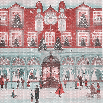 kikkapink winter vintage background christmas gif - 無料のアニメーション GIF