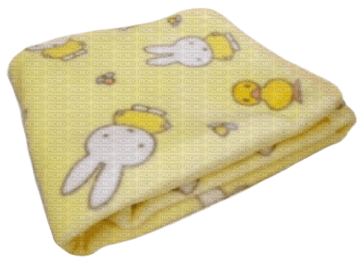 pastel yellow blanket - nemokama png