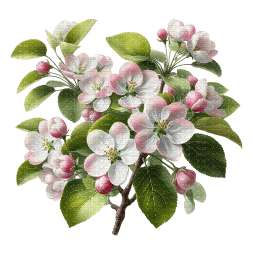 Apfelblüten - zadarmo png