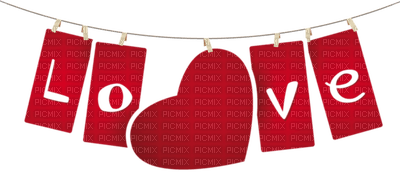 Kaz_Creations Valentine Deco Love Text Hanging - δωρεάν png