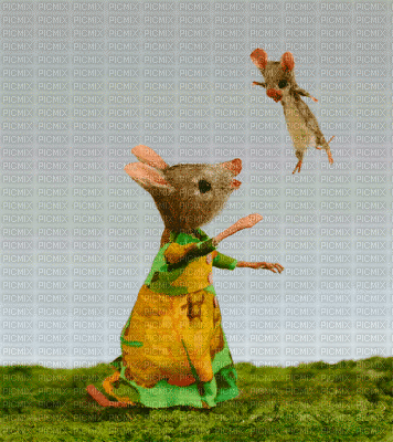 Nina mouse - GIF animado gratis