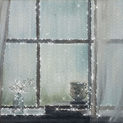 kikkapink background animated window room - Besplatni animirani GIF