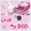 Love my ipod - Безплатен анимиран GIF