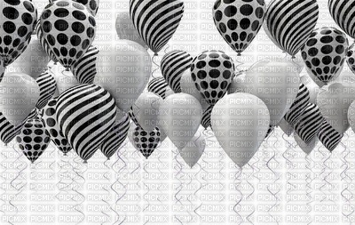 image encre bon anniversaire color effet ballons  edited by me - фрее пнг