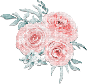 soave deco flowers rose branch spring - PNG gratuit