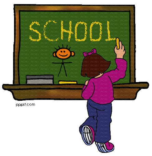 école - Bezmaksas animēts GIF