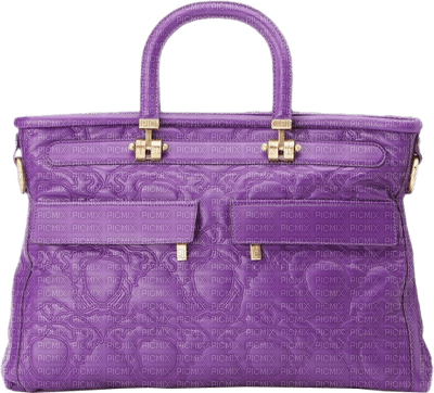 Bag Violet Gold - Bogusia - Free PNG