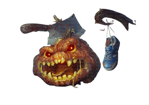 scary pumpkin - Free PNG