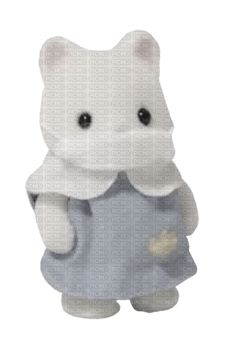 calico critter white cat - 免费PNG