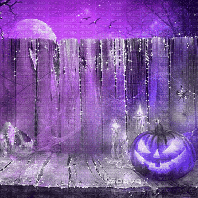 soave background animated halloween pumpkin - GIF เคลื่อนไหวฟรี